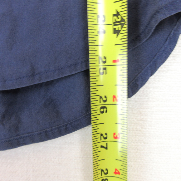 Lilly Pulitzer Navy Silk Stacey Sleeveless Blouse Size L - Picture 10 of 11